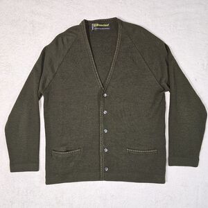 Vintege Sumerland Cardigan Men Wool Size M Made In British